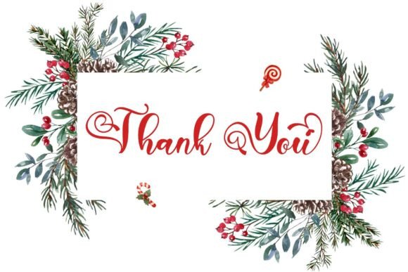 Christmas Aesthetic Font font preview - 6