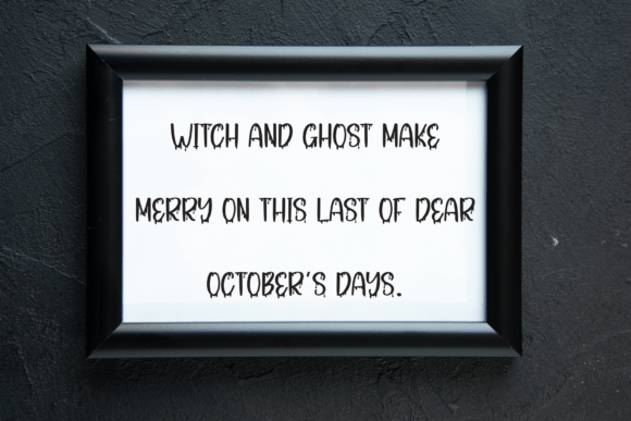 Ghost Typeface Font - Preview 2