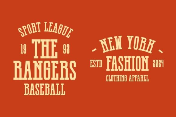 Golden League Font PNG with transparent background - Preview 2