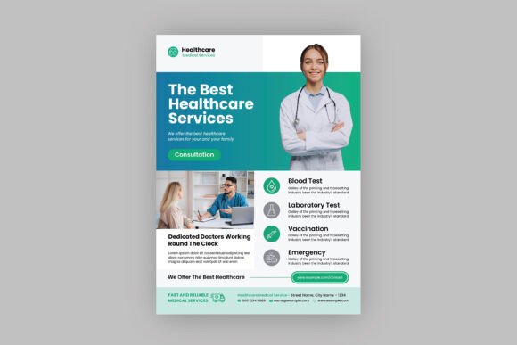 Healthcare Medical Flyer Design