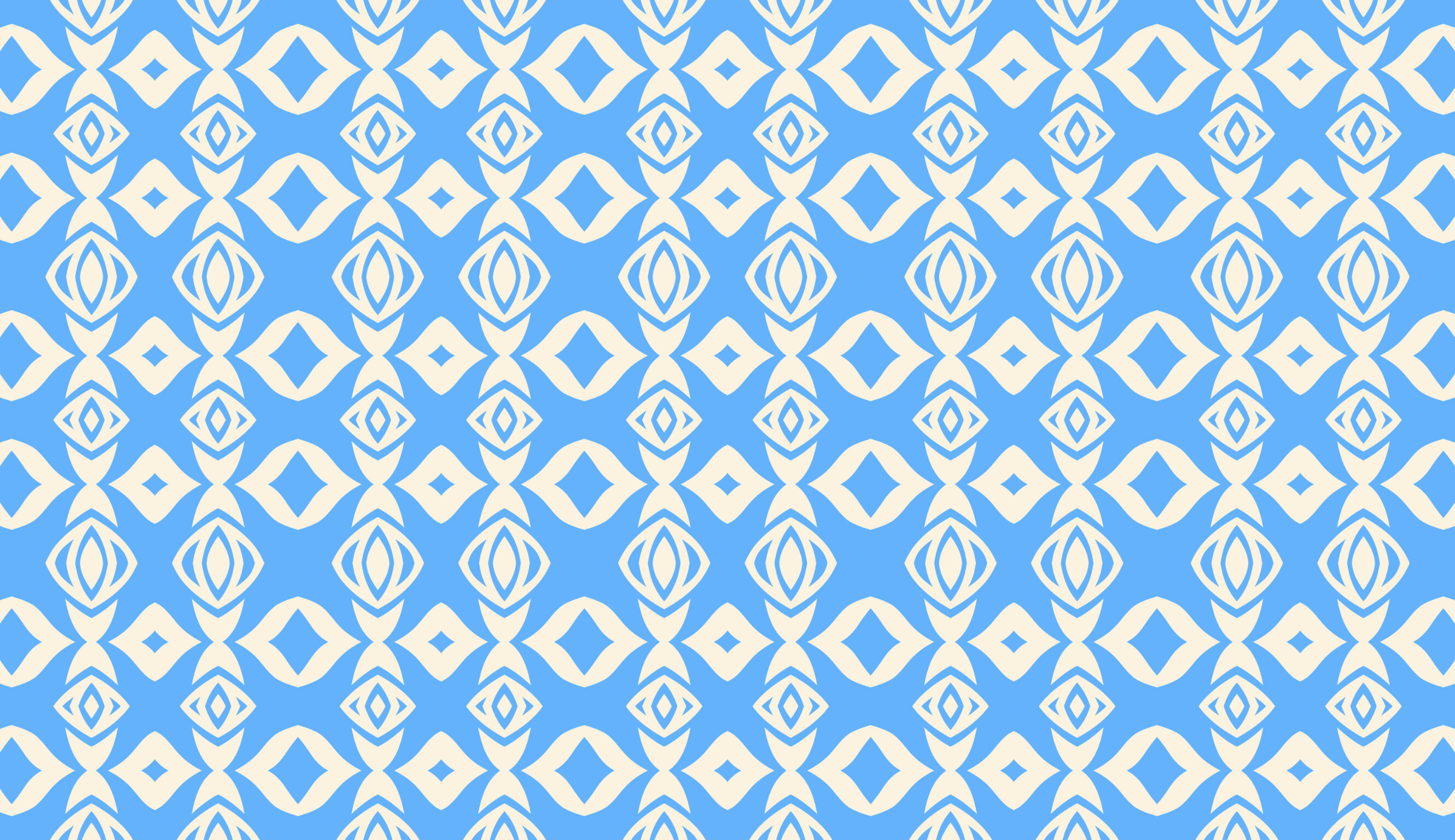 Icy Bloom Seamless Pattern 1
