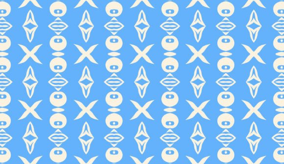 Icy Bloom Seamless Pattern 2