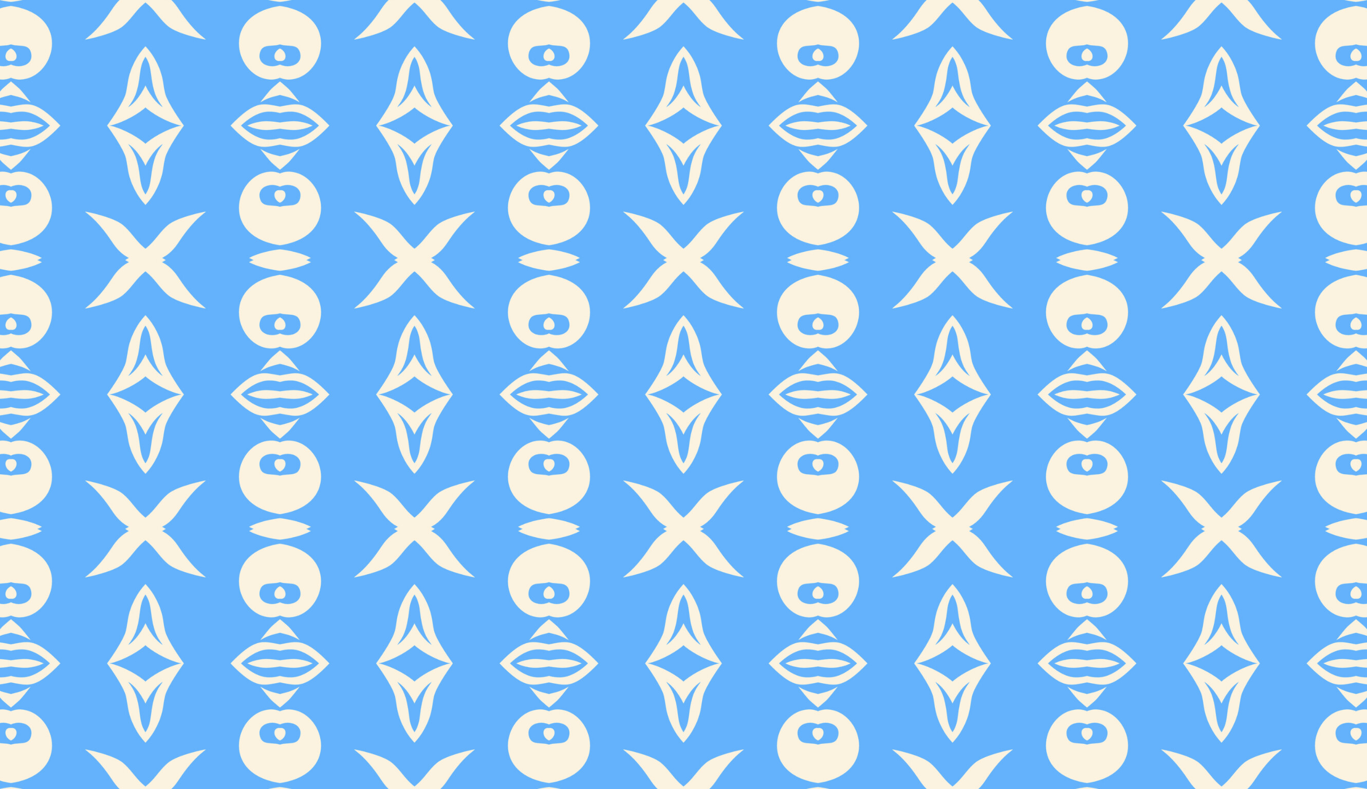 Icy Bloom Seamless Pattern 2