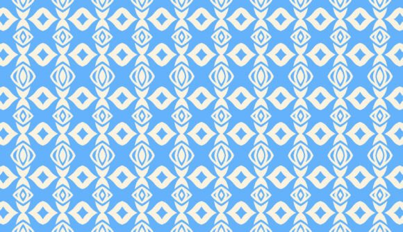 Icy Bloom Seamless Pattern 3
