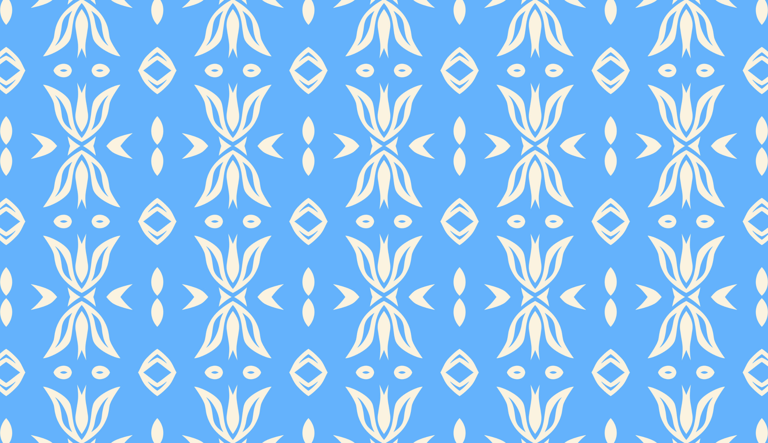 Icy Bloom Seamless Pattern 5