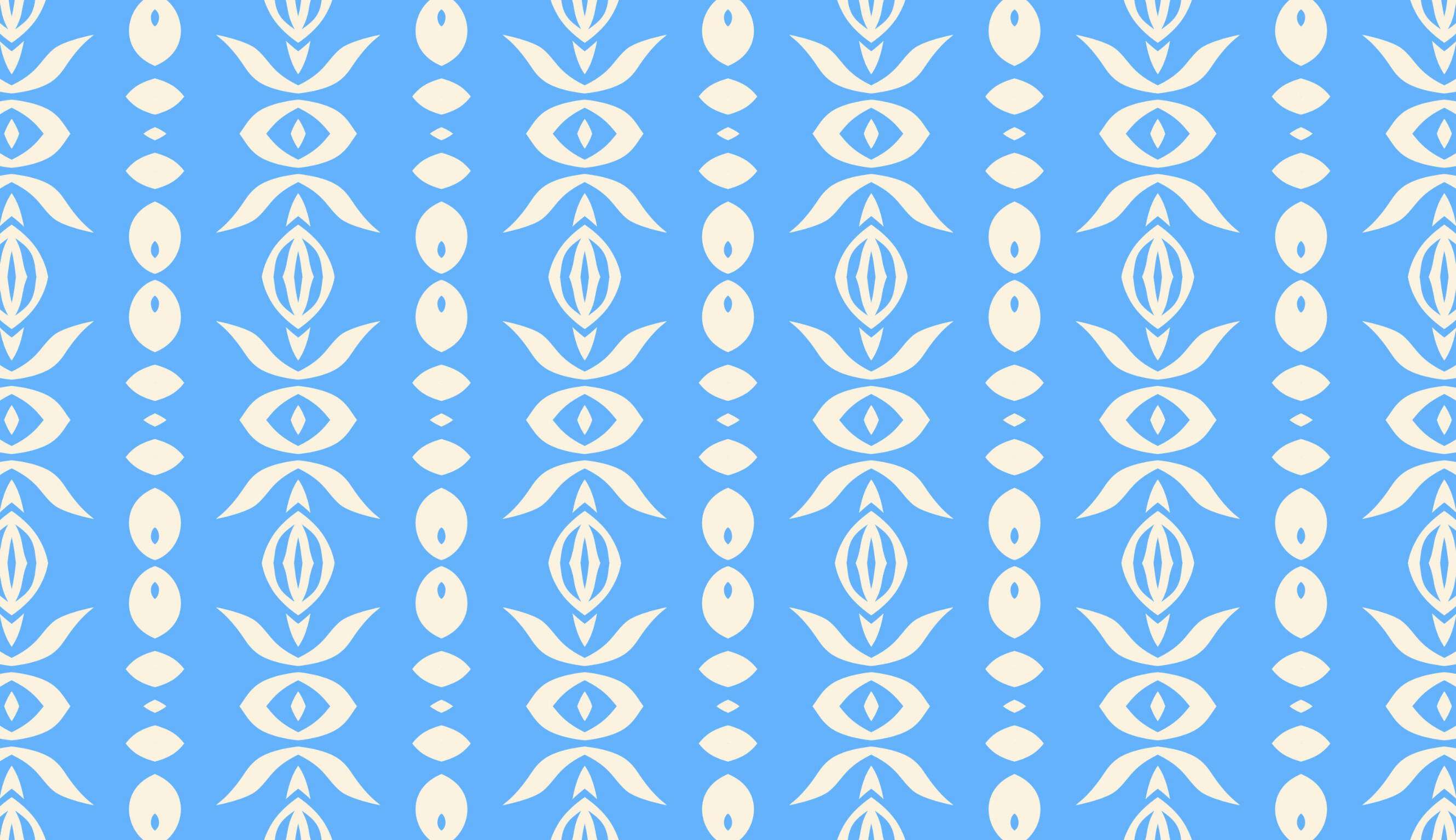 Icy Bloom Seamless Pattern 6
