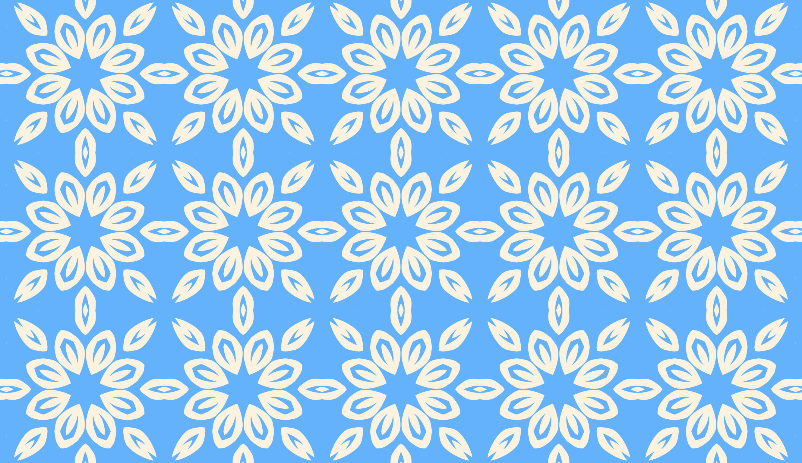 Icy Bloom Seamless Pattern 8