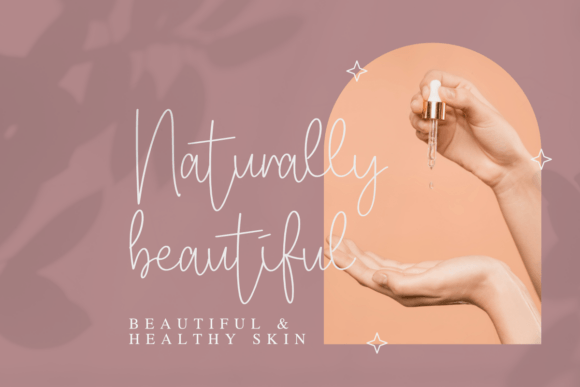 Kamala Signature Font PNG with transparent background - Preview 3