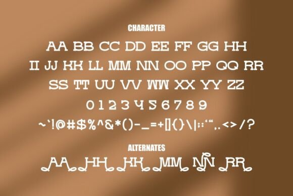 Miggle Font PNG with transparent background - Preview 2