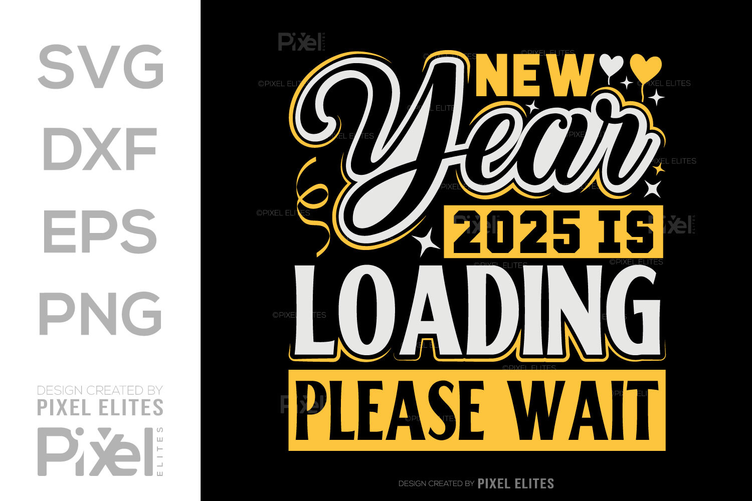 New Year 2025 Loading Please Wait SVG Graphic by Pixel Elites ...