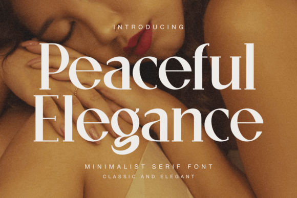 Peaceful Elegance Serif Font By Font-Tastic