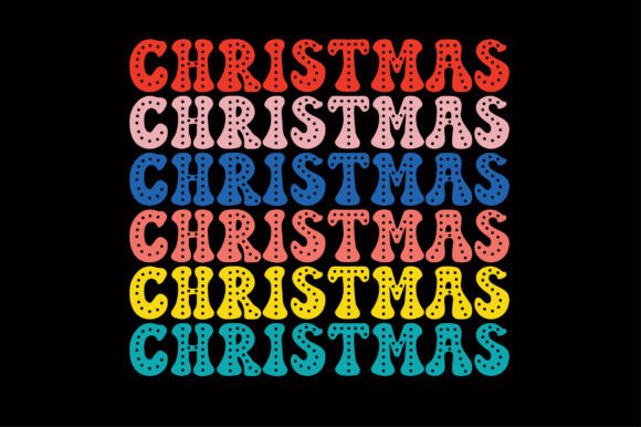 Retro Doodle Dots Font PNG with transparent background - Preview 2