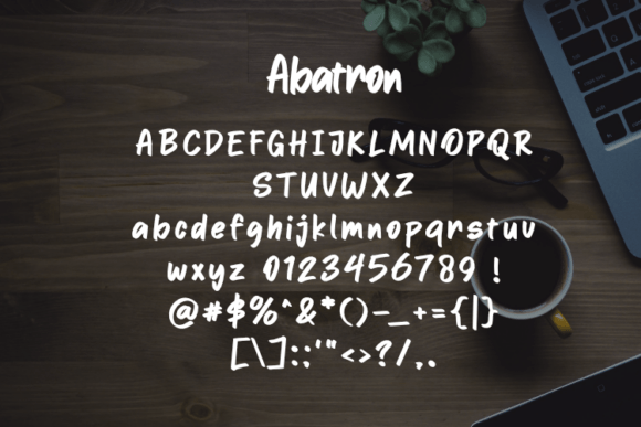 Abatron Font - Preview 1