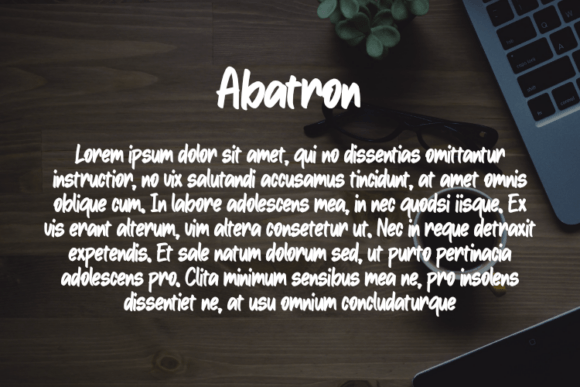 Abatron Font - Preview 2
