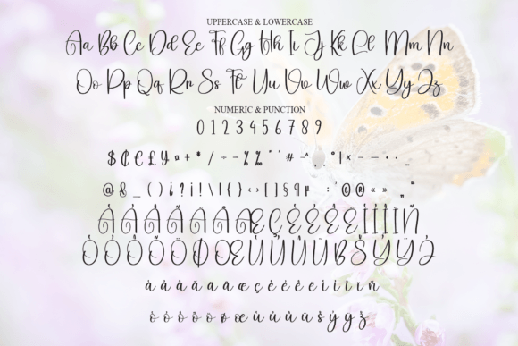 Baby Butterfly Font - Preview 6