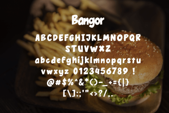 Bangor Font - Preview 1