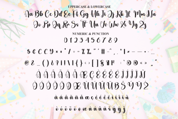 Birthday Font - Preview 6