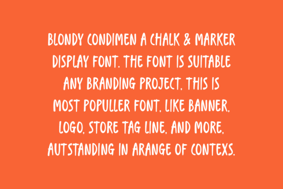 Blondy Condimen Font - Preview 3
