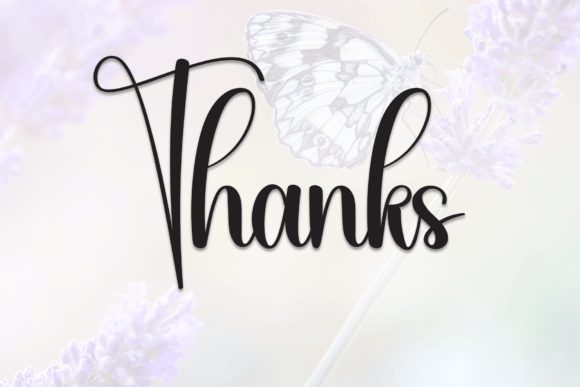 Butterfly Font - Preview 6