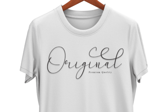 Casual Vintage Font PNG with transparent background - Preview 1
