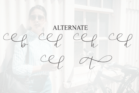 Casual Vintage Font PNG with transparent background - Preview 6