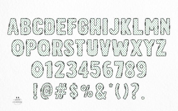 Christmas Army Bundle Font - Preview 2