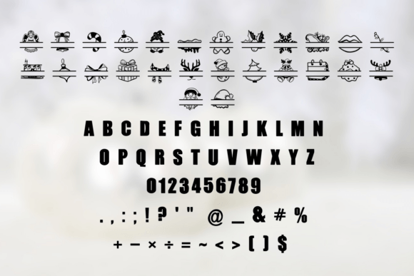 Christmas Cute Ornaments Font - Preview 5
