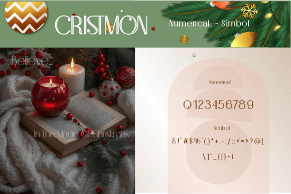 Cristmon Font - Preview 2