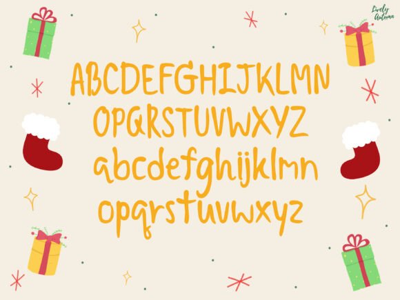 Dear Santa Font - Preview 1