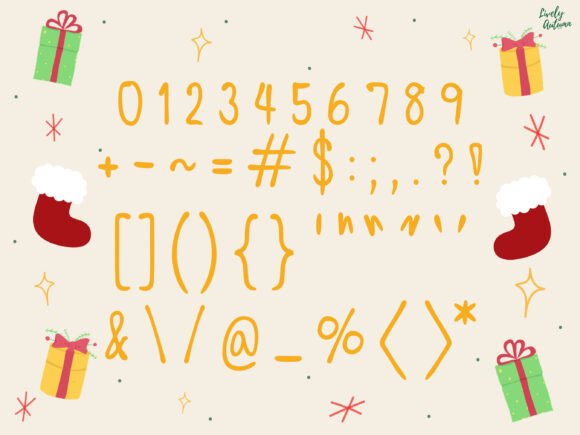 Dear Santa Font - Preview 2