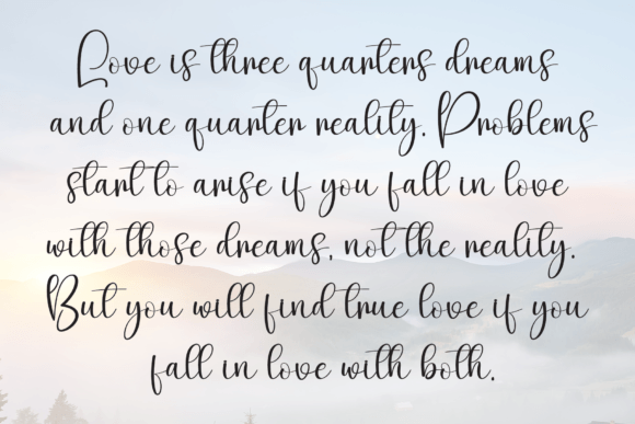 Delight Birthday Font PNG with transparent background - Preview 5