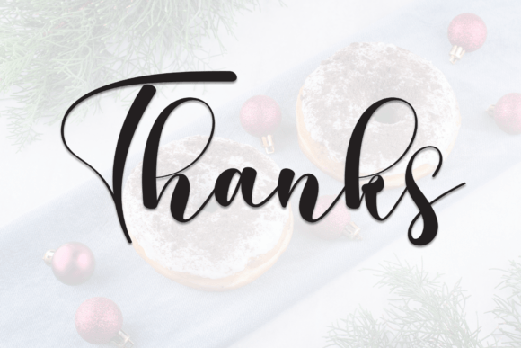 Donuts Christmas Font - Preview 6