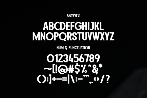 Drazone Font PNG with transparent background - Preview 3