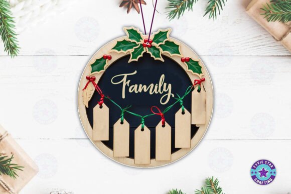 Family Christmas Ornament Decoration Png