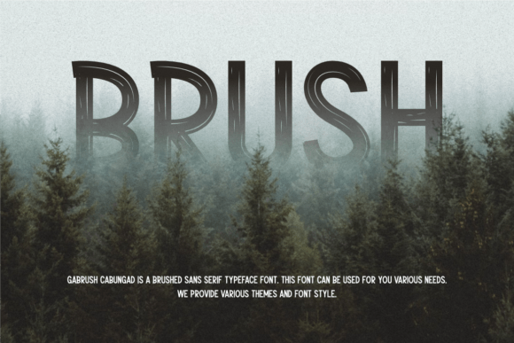 Gabrush Cabungad Font font preview - 2