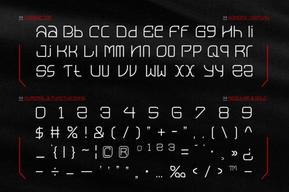 Gomery Font - Preview 1