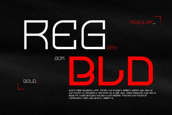 Gomery Font - Preview 3