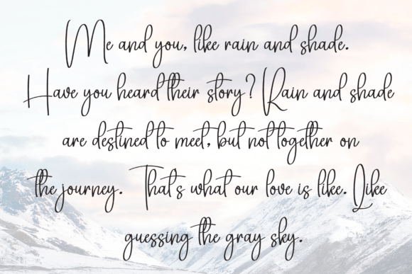Holiday Snowflakes Font - Preview 5