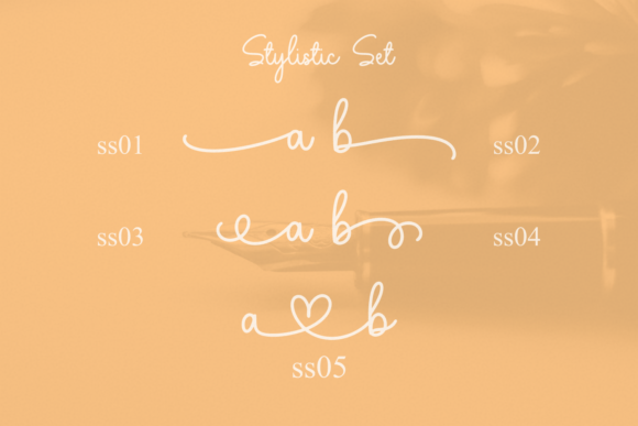 Lemon Ginger Font PNG with transparent background - Preview 5
