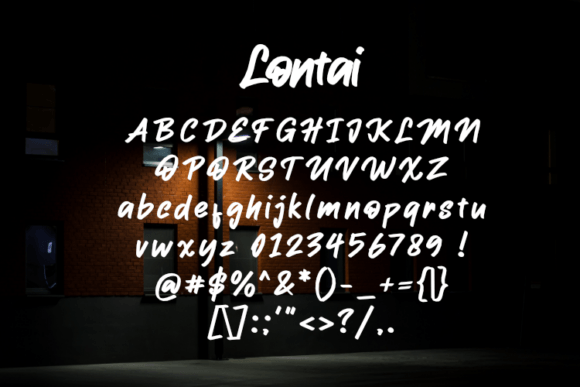 Lontai Font PNG with transparent background - Preview 1