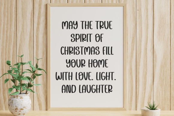 Noel Nostalgia Font PNG with transparent background - Preview 4