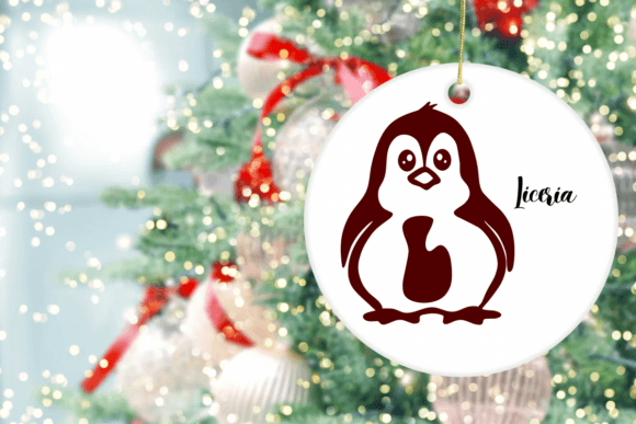 Penguin Winter Font PNG with transparent background - Preview 3