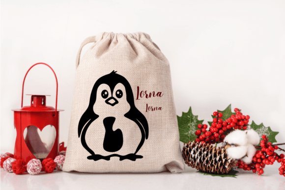 Penguin Winter Font PNG with transparent background - Preview 5