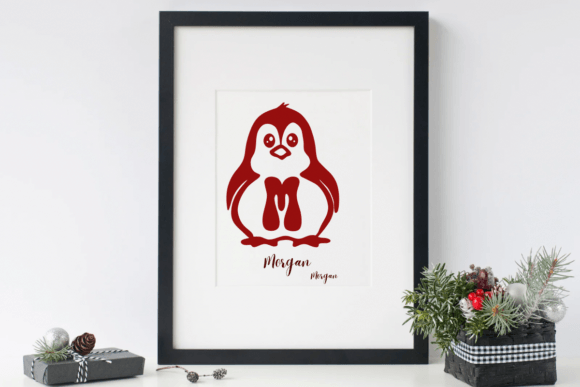 Penguin Winter Font PNG with transparent background - Preview 6