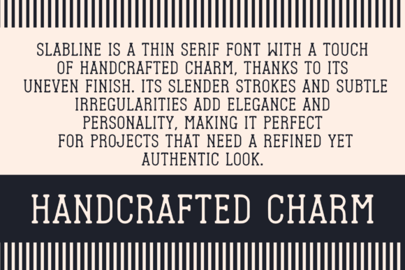 Slabline Font PNG with transparent background - Preview 1