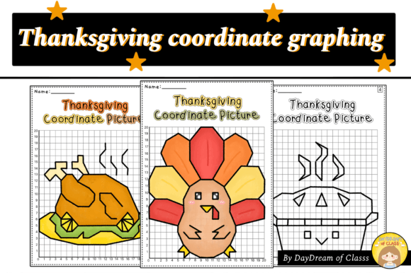 Thanksgiving Math Activities Coordinate