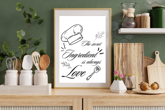 The Secret, Kitchen Wall Art Quotes