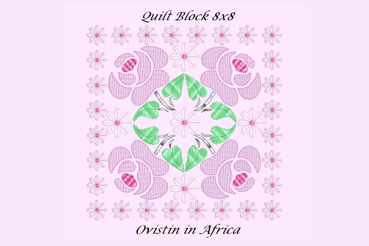 Timeless Floral Quilt Block Set