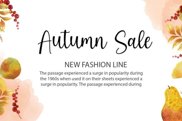 Autumn Cinematic Font - Preview 2