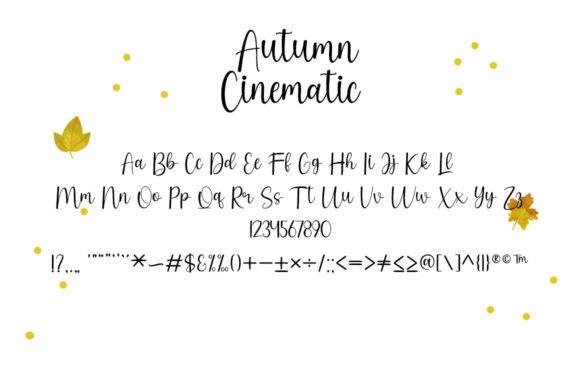 Autumn Cinematic Font - Preview 4